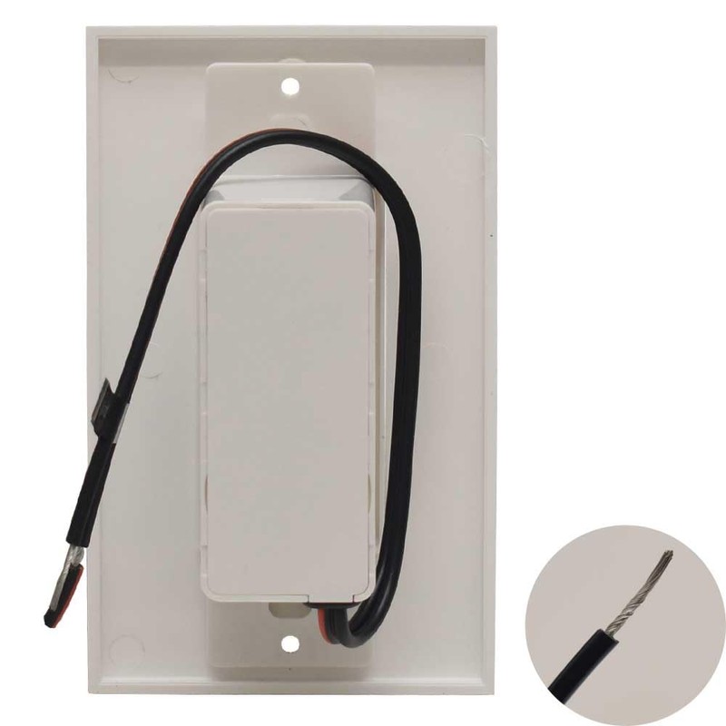 Magnadyne Boat Wall Mount USB Charger WCP-12V-B | 12V Ports