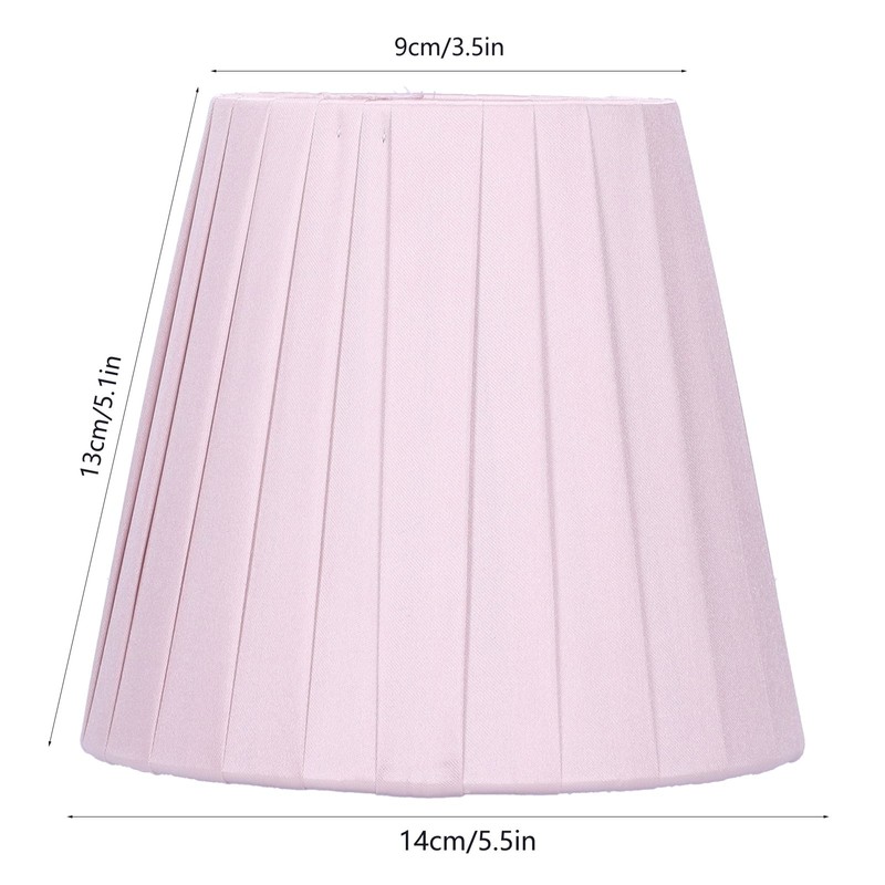 6pcs Chandelier Cloth Lampshade Wall Lamp Clip On Cover Shades