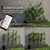 Wire Trellis for Climbing Plants Outdoor, 20-Set Wall Wire Trellis
