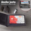 Cartera para Caballero Minimalista | Abertura para Billetes | 8