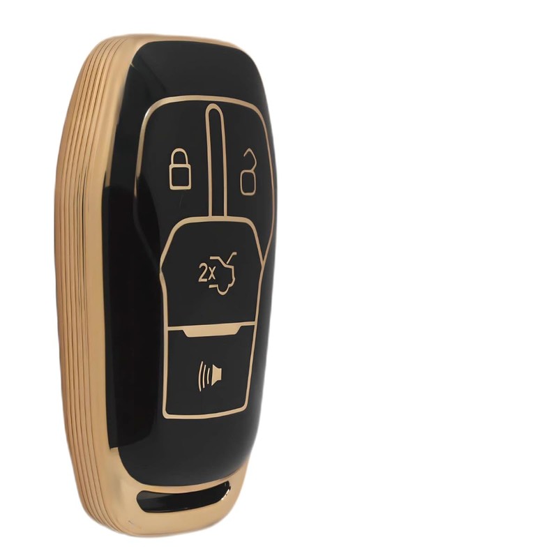 HEYEZQTY 4 Button Keyless Key Fob Cover Protector Case Shell