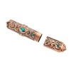 Vintage Needle Case Set Rhinestone Carved Pattern Fashionable Sewing Needles