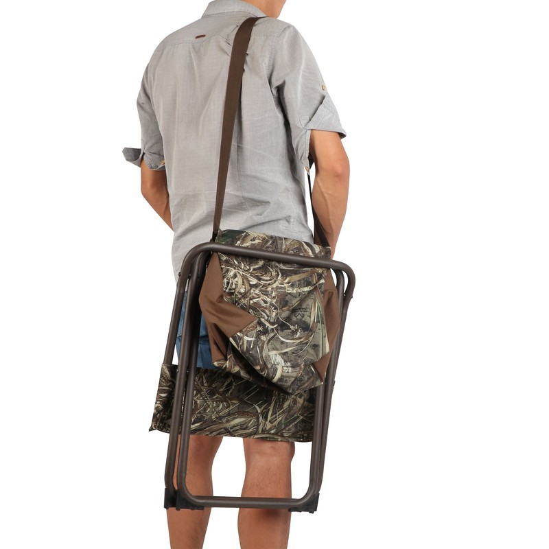PORTAL Folding Seat, Lightweight Backrest Stool Hunting Fishing Chair with