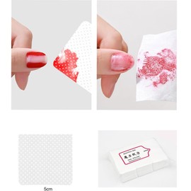 200 Pcs Lint-Free Wipes for Nails and Cleaning, 5x5cm Microfiber Pads, Bulk Pack for Nail Salons and Home Use(white)