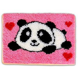 Latch Hook Kits Rug Making Kits DIY for Kids/Adults with Printed Canvas Pattern 20" X 13"