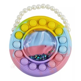 J.H. Company Bolsa De Mano Pop It Juguete Didactico Sensorial Niña Spgj01