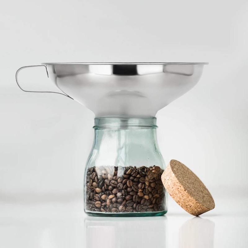 Stainless Steel Wide Mouth Funnel, SHOWFULL Canning Funnels for Transferring