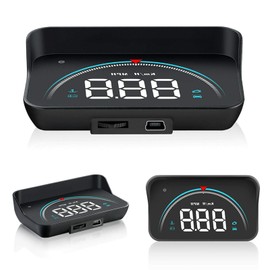 Fastsun Car Hud Display, M8 Car HUD Head-up Display OBD2 II Overspeed Warning System Speed Voltage Alarm