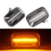 2Pcs Dynamic LED Fender Side Marker Turn Signal Light Side