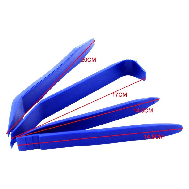 Gebildet 6pcs Car Trim Stainless Steel Removal Tool, Car Interior