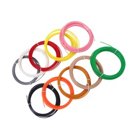 Gatuida 3D Printing Wire Pla Wire Abs Wire Clear Filament 3-d Printers Vacuum Rapid Black Wire Three Brake Line Tubing Kit Filament Dryer Black Textured Aluminum Wire Pen Refills Colorful