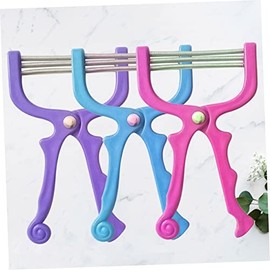 Mikinona Spring Facial Hair Shavers Set Portable Face Hair Removal Tool for Women Men for Forehead Cheeks Random Color