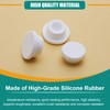 110PCS Silicone Rubber Plugs for Round Holes Assorted Sizes T-Shape