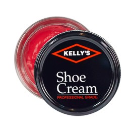 Kelly's Red Shoe Polish 1.5 oz - Professional Leather Shoe Cream