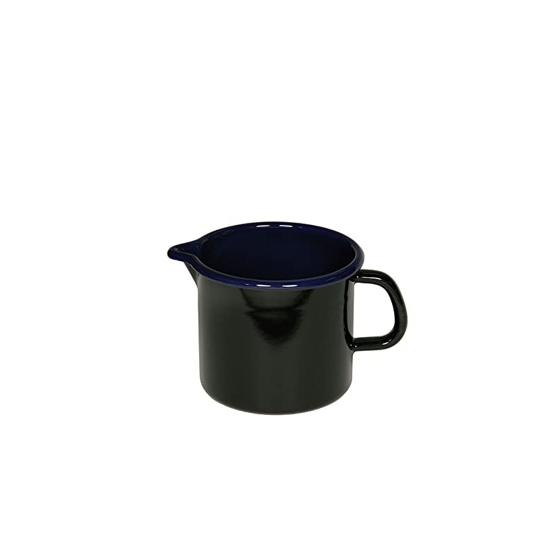 Riess 0040-025 Classic-Hotel Profi Jug, Diameter-12 cm Blue and Black