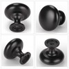 Mengico 1 Pack Kitchen Drawer Knobs Black,Solid Cabiinet Knob Hardware,Pulls