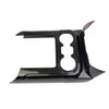 Fewshaw Carbon Fiber Center Console Front Cup Holder Cover Trim