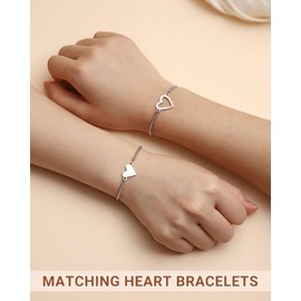 D Dongjiangjin Gift Friendship Bracelet Mtching Best Friend Birthday Gifts for Women Special Friends Female Bff 2