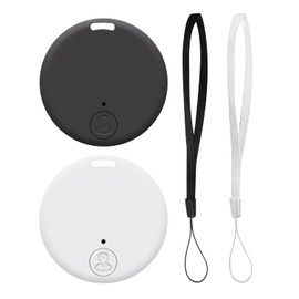 GPS-Tracker 2 Stück Smart Air Tracker Tag kompatibel mit iOS und Android, Schlüsselanhänger GPS Android für Koffer/Katzen/Tasche/Kinder/Hunde, tragbarer Tracker mit akustischem Alarm
