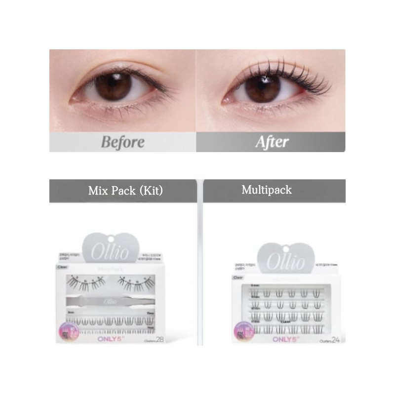 OLLIO No Glue Lash Mixx Pack & Mutl Pack Set