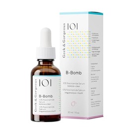 Geek & Gorgeous B-Bomb - High Dose 10% Niacinamide Serum - Refines Pores, Reduces Impurities & Regulates Sebum Production - Ideal for Combination Skin & Oily Skin - 30ml