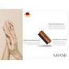 1869年以来、ドイツで手作りされたサーモブナ材の黒い毛の釘とハンドブラシ。