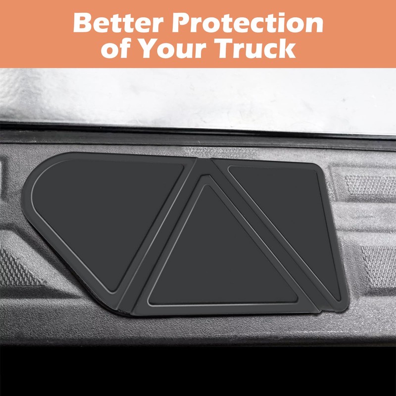 Solaradgy 2P Truck Bed Rail Stake Pocket Caps Compatible with