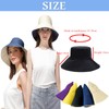 B-HOT Reversible Bucket Hat with String Fisherman Hat Packable Beach