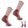 2 Pack Merino Wool Socks Mens Size 10-13 Hiking Socks,
