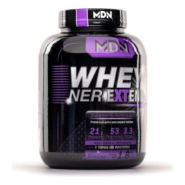Protena WheyNer Extend MDN Sports 1.81kg Sabor Delicioso Rol de Canela con 53 servicios, Mezcla de 7 tipos de protenas, calidad pura                  