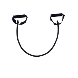 Resistance Exercise Tube with Handles from Vivomed Black