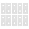 Joining Plate, 10Pcs Joining Plate, Aluminum Flat Straight Corner Brace