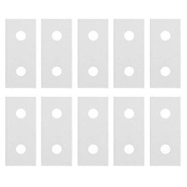 Joining Plate, 10Pcs Joining Plate, Aluminum Flat Straight Corner Brace Plates Connecting Reinforcement Vertical Connection Tool, Hardware Braces (2020)