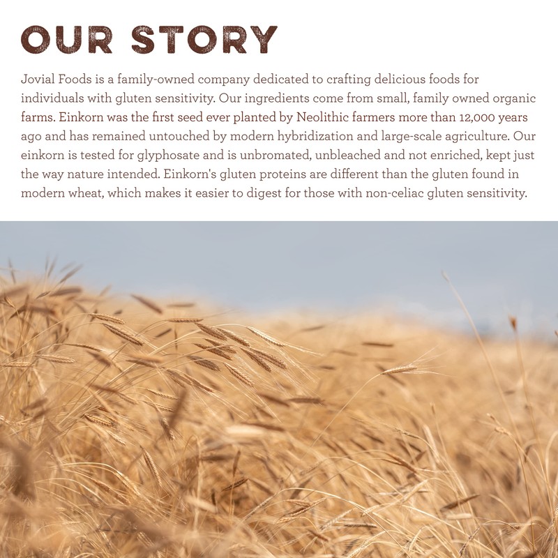 Jovial Einkorn 100% Organic Whole Grain Penne Rigate - Einkorn