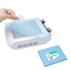 100PCS Nail Dust Collector Filter,No Spilling and Super Strong Disposable Nail Dust Filters for Most of Nail Dust Vacuum Machine, Nail Salon Nail Dust Extractor Accessory
