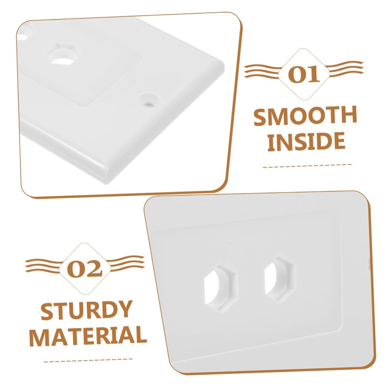 IWOWHERO Home Theater Connector Wall Plate with Banana Binding Post