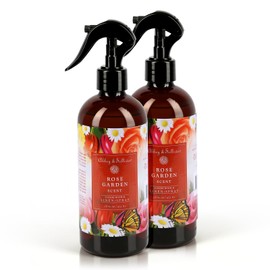 Abbey & Sullivan Linen Spray, Rose Garden, Fabric Freshener and Fragrance Room Spray, Pack of 2, 16 oz