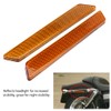 Pair of Hard Saddlebag Latch Cover Reflectors for FLHT FLT