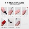 GAOY Clear Builder Gel for Nails, 16ml Rubber Base Builder