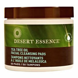 Tea Tree Oil Facial Cleansing Pads 50 Pads By Desert Essence