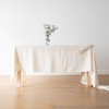 LinenMe Set mit 4 Cremefarbenen Leinen-Servietten Lara 0098304