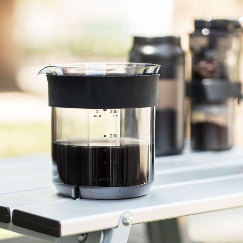 &NE NKW-373 Tritan Dripper & Server, Black, 15.2 fl oz