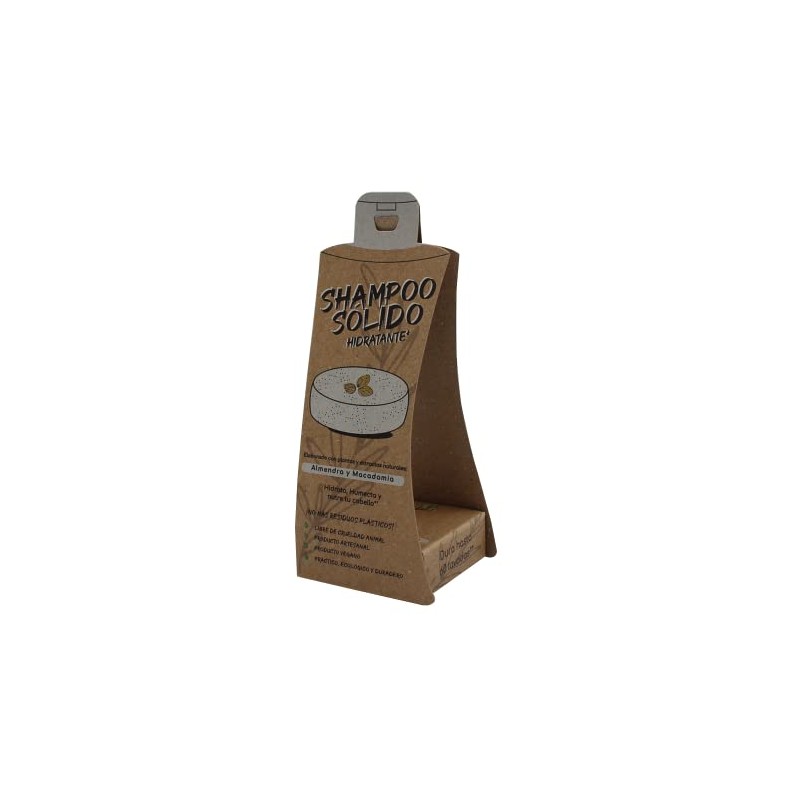 Arbol Verde Shampoo Sólido en Barra Natural Hidratante con Almendra