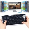 Mini Ergonomic Keyboard Trackball Air Mouse 1200dpi Function TV 2.4G