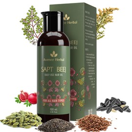 AVIMEE HERBAL Shampoo Sakshi Para El Cabello - Fórmula Limpiadora Purificante Con Aloe Vera, Vinagre De Sidra De Manzana, Proteína De Arroz Y Aceite  