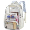 BTOOP Clear Backpack Heavy Duty Transparent Bag 17" See Through
