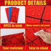 6Pcs Spider Theme Tablecloths Disposable Hero Party Plastic Table Cover