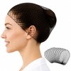 Red Para Cabello Malla Elástica Negra 12 Pcs