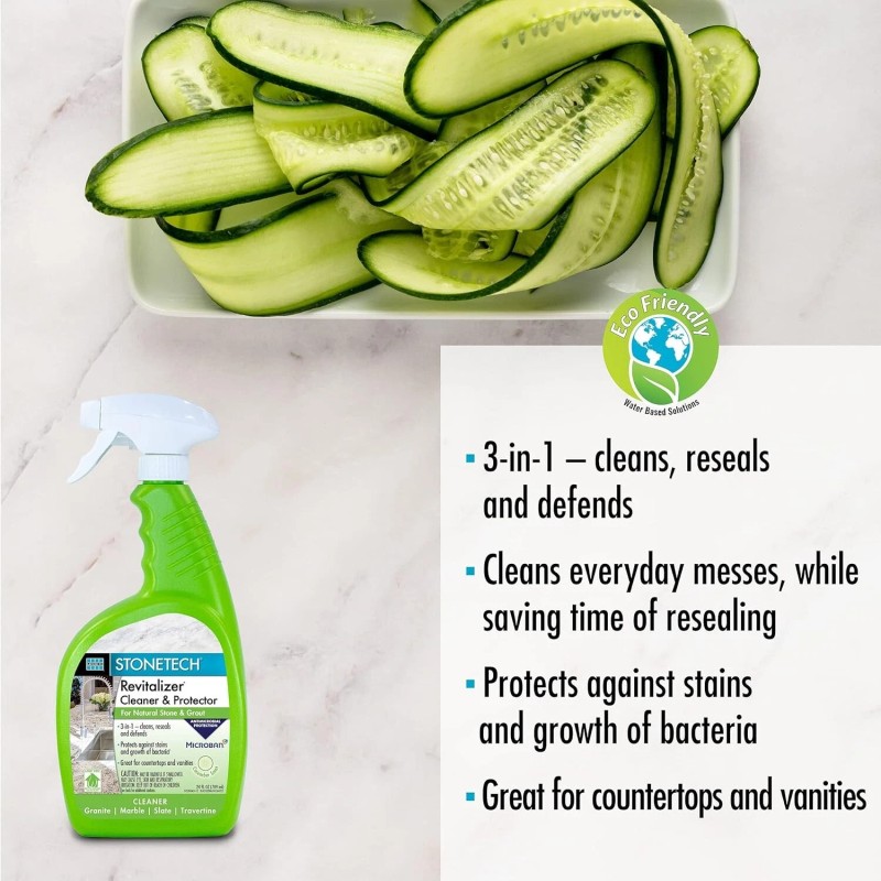 LATICRETE STONETECH® Revitalizer® Cleaner & Protector Cucumber 24oz