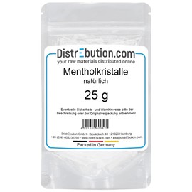 Menthol crystals made from 100% mint oil, 25 g, sauna infusion, pure menthol, intense and soothing